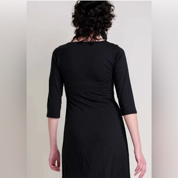 Toad & Co Rosalinda Women’s dress black, size medium - Picture 3 of 4